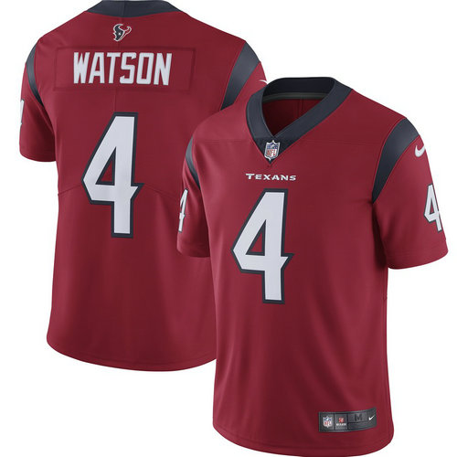 Nike Texans 4 Deshaun Watson Red Youth New 2019 Vapor Untouchable Limited Jersey