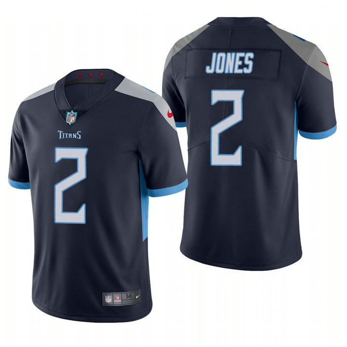 Nike Titans #2 Julio Jones Navy Blue Team Color Men's Stitched NFL Vapor Untouchable Limited Jersey