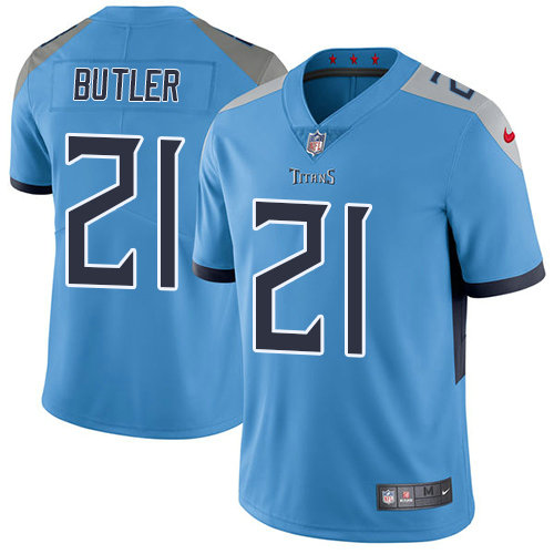 Nike Titans #21 Malcolm Butler Light Blue Team Color Youth Stitched NFL Vapor Untouchable Limited Jersey1