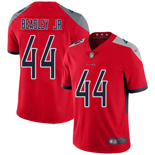 Nike Titans #44 Vic Beasley Jr Red Men's Stitched NFL Limited Inverted Legend Jersey