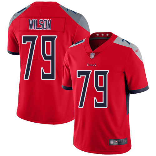 Nike Titans #79 Isaiah Wilson Red Men's Stitched NFL Limited Inverted Legend Jersey