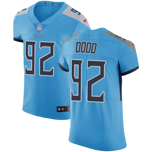 Nike Titans #92 Kevin Dodd Light Blue Team Color Men's Stitched NFL Vapor Untouchable Elite Jersey