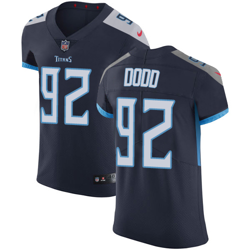 Nike Titans #92 Kevin Dodd Navy Blue Alternate Men's Stitched NFL Vapor Untouchable Elite Jersey