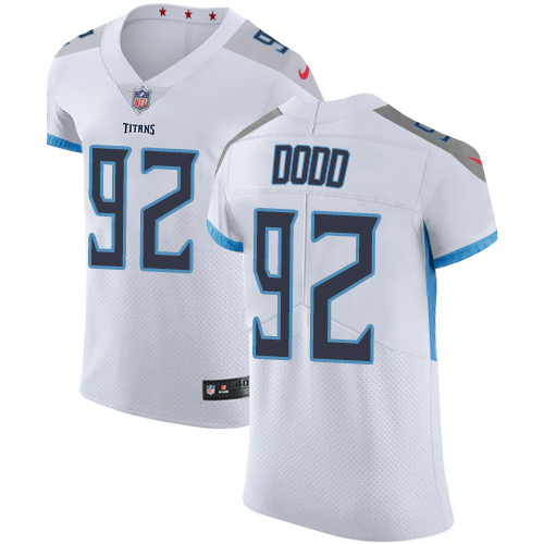 Nike Titans #92 Kevin Dodd White Men's Stitched NFL Vapor Untouchable Elite Jersey