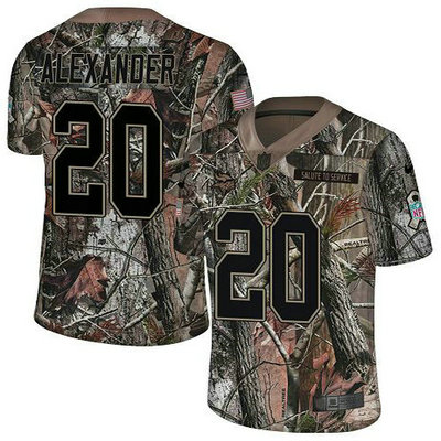 Nike Vikings #20 Mackensie Alexander Camo Men's Stitched NFL Limited Rush Realtree Jersey