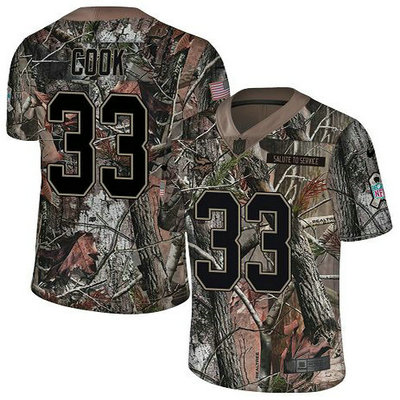 Nike Vikings #33 Dalvin Cook Camo Youth Stitched NFL Limited Rush Realtree Jersey
