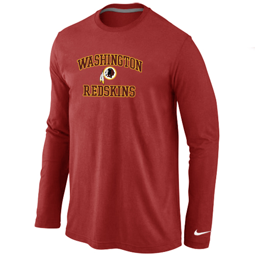 Nike Washington Red Skins Heart & Soul Long Sleeve T-Shirt RED