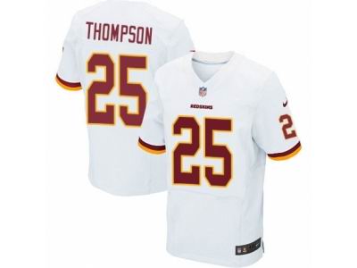 Nike Washington Redskins #25 Chris Thompson Elite White NFL Jersey