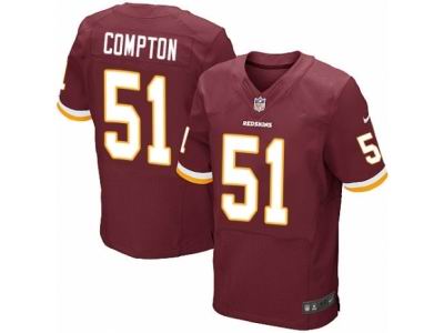 Nike Washington Redskins #51 Will Compton Elite Red Jersey