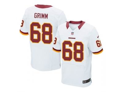 Nike Washington Redskins #68 Russ Grimm White Elite Jersey