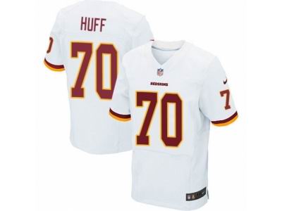 Nike Washington Redskins #70 Sam Huff Elite White NFL Jersey