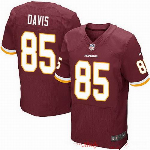 Nike Washington Redskins #85 Vernon Davis red Elite jerseys