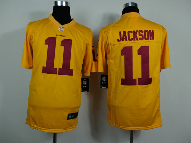 Nike Washington Redskins 11 DeSean Jackson yellow Game NFL Jersey