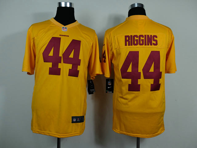 Nike Washington Redskins 44 Riggins Red Yellow NFL Jerseys