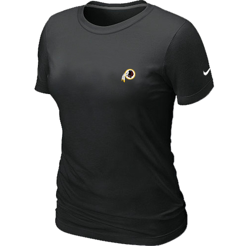 Nike Washington Redskins Chest embroidered logo women's T-Shirt black