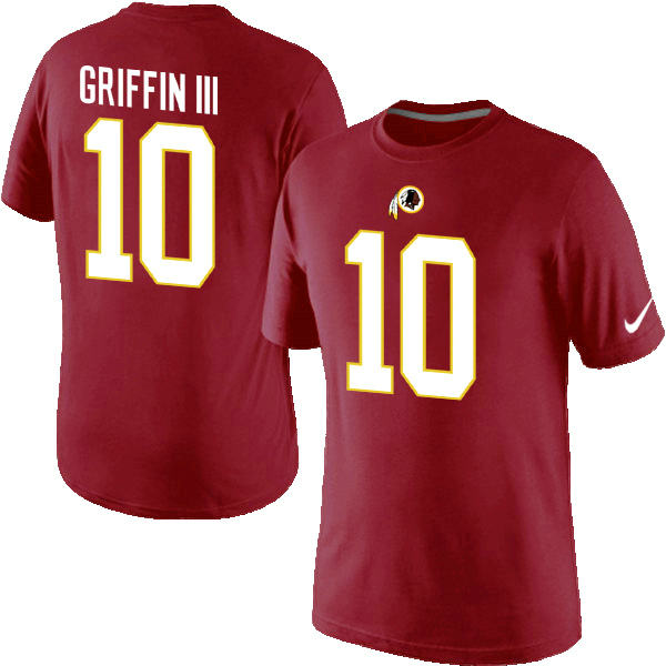 Nike Washington Redskins Robert Griffin III Pride Name & Number T-Shirt Red