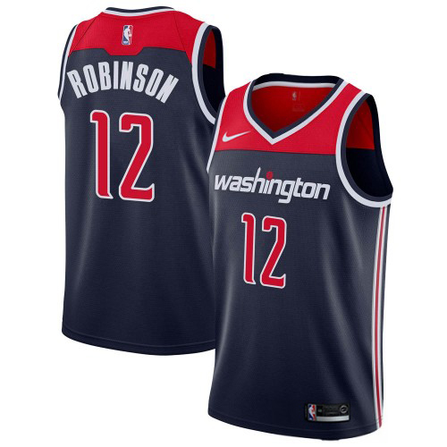 Nike Wizards #12 Jerome Robinson Navy Blue NBA Swingman Statement Edition Jersey