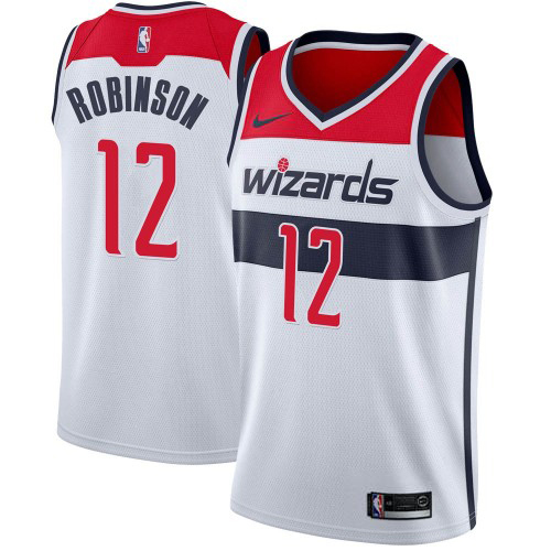 Nike Wizards #12 Jerome Robinson White Association Edition NBA Swingman Jersey