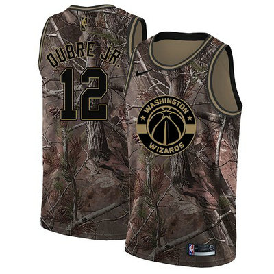 Nike Wizards #12 Kelly Oubre Jr. Camo Youth NBA Swingman Realtree Collection Jersey
