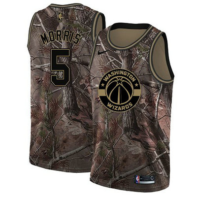 Nike Wizards #5 Markieff Morris Camo Youth NBA Swingman Realtree Collection Jersey1