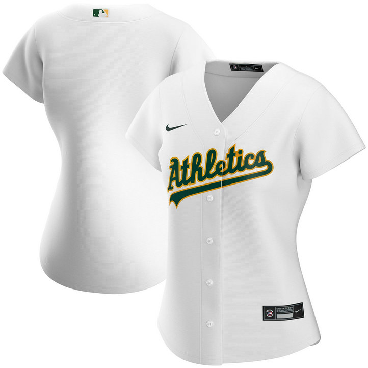 Oakland Athletics Nike Women's Home 2020 MLB Team Jersey White