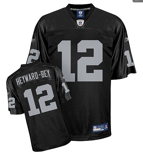 Oakland Raiders #12 Darrius Heyward-Bey Team Color black Jersey