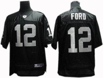 Oakland Raiders #12 Jacoby Ford Jerseys black