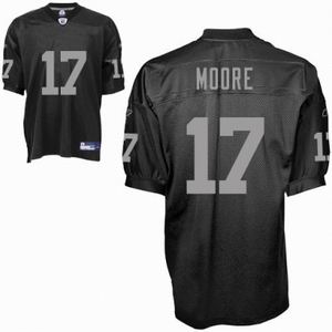Oakland Raiders #17 Denarius Moore black jerseys
