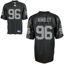 Oakland Raiders #96 Kamerion Wimbley authentic jerseys black
