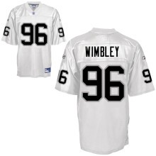 Oakland Raiders #96 Kamerion Wimbley authentic jerseys white