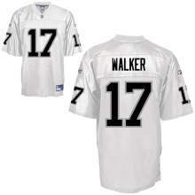 Oakland Raiders 17# J. Walker White Jersey