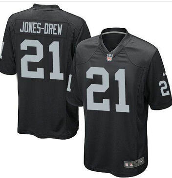 Oakland Raiders 21 Maurice Jones-Drew Black Game Jersey