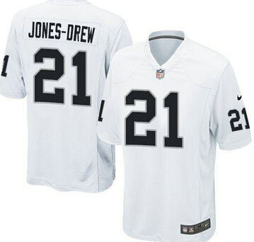 Oakland Raiders 21 Maurice Jones-Drew White Game Jersey