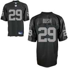 Oakland Raiders 29 Michael Bush black Jersey