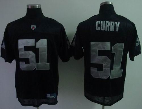 Oakland Raiders 51 Aaron Curry jersey black