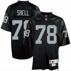 Oakland Raiders 78# Shell black Jersey