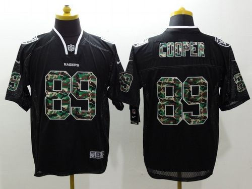 Oakland Raiders 89 Amari Cooper Black NFL Elite Camo Fashion Nike NFL Jersey