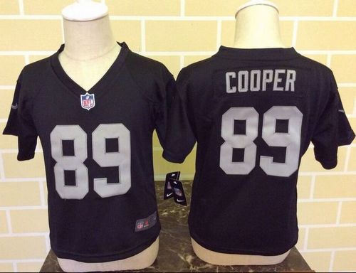 Oakland Raiders 89 Amari Cooper Black Team Color Toddler Nike NFL game Jersey