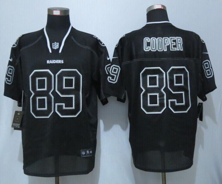 Oakland Raiders 89 Amari Cooper Lights Out Black Elite Nike NFL Jerseyss