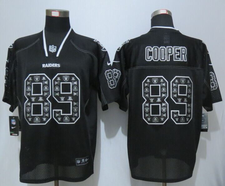 Oakland Raiders 89 Amari Cooper New Lights Out Black Elite Nike NFL Jerseyss