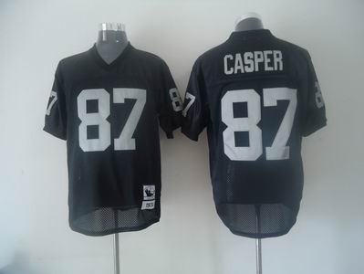 Okaland Raiders 87# casper Black Jerseys