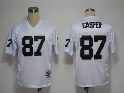 Okaland Raiders 87# casper white jersys