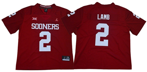 Oklahoma Sooners #2 CeeDee Lamb Red Jordan Brand Limited Stitched College Jersey