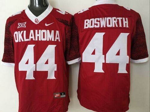 Oklahoma Sooners 44 Brian Bosworth Red New XII NCAA Jersey