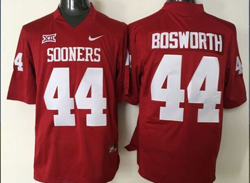 Oklahoma Sooners 44 Brian Bosworth Red XII NCAA Jersey