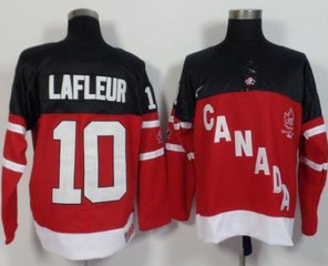 Olympic CA. 10 Guy Lafleur Red 100th Anniversary NHL Jersey