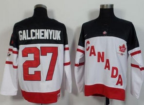 Olympic CA. 27 Alex Galchenyuk White 100th Anniversary NHL Jersey