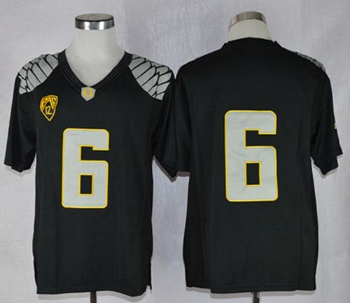 Oregon Ducks 6 Charles Nelson Black Limited Stitched NCAA Jersey