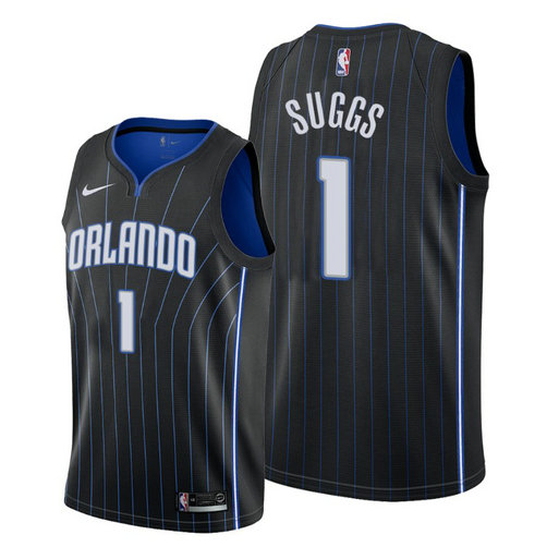 Orlando Magic #1 Jalen Suggs Black NBA Swingman Statement Edition Jersey