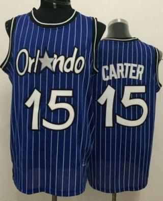 Orlando Magic 15 Vince Carter Blue Throwback NBA Jersey
